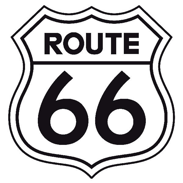 Wall Stickers: Route 66 sign
