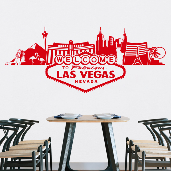 Wall Stickers: Las Vegas Skyline