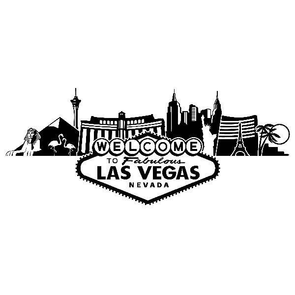 Wall Stickers: Las Vegas Skyline