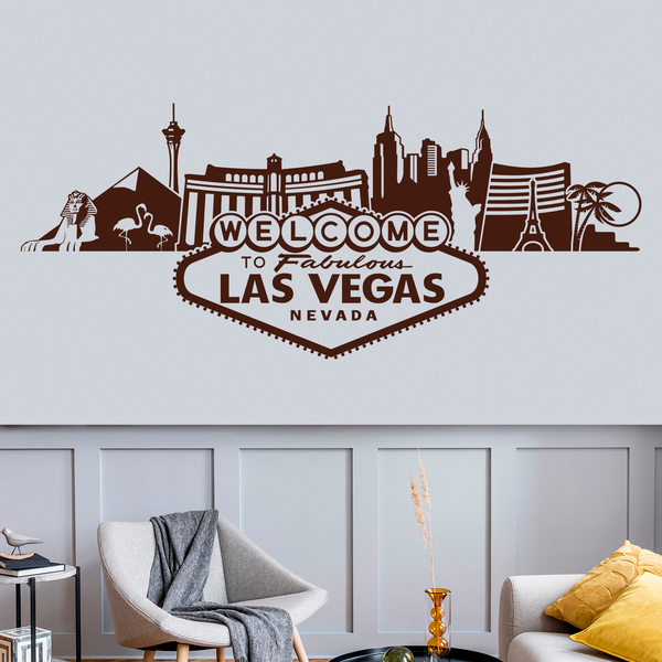 Wall Stickers: Las Vegas Skyline