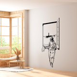 Wall Stickers: Girl at the window 4