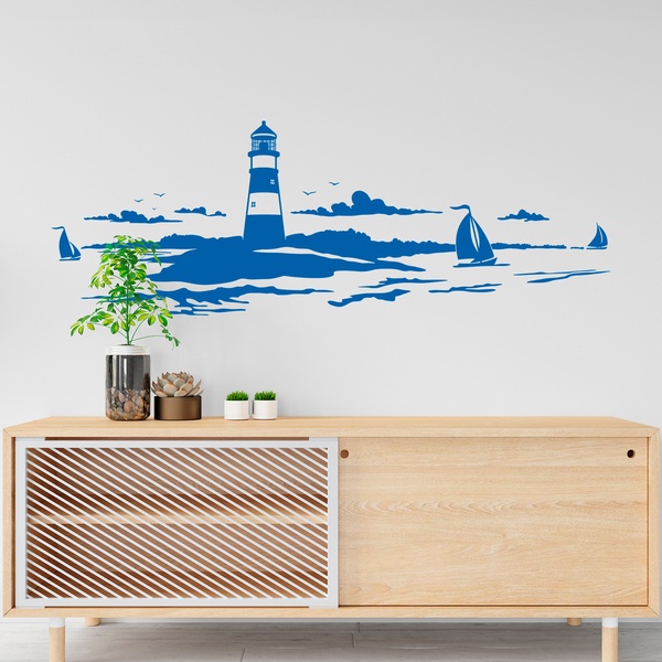 Wall Stickers: Lighthouse maritime