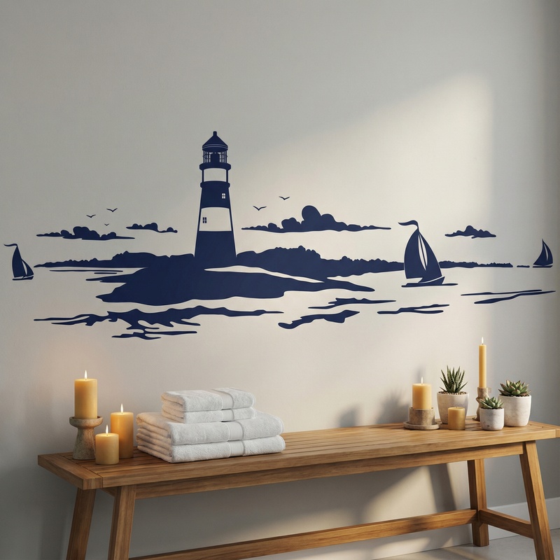 Wall Stickers: Maritime Lighthouse