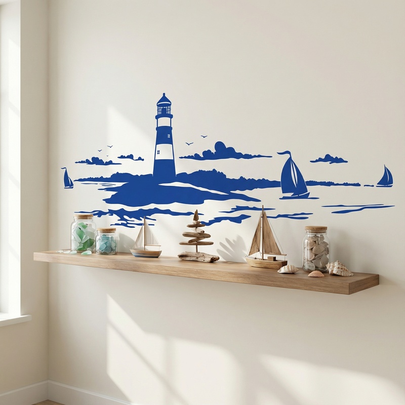Wall Stickers: Maritime Lighthouse