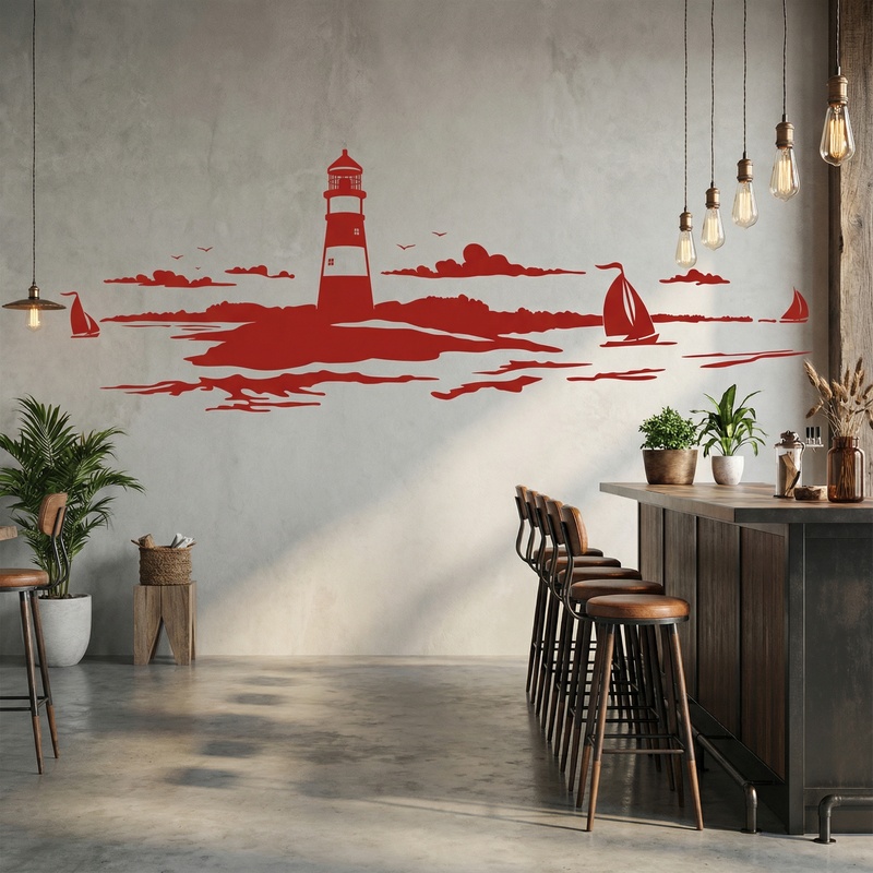 Wall Stickers: Maritime Lighthouse