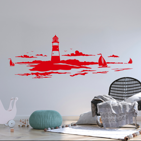 Wall Stickers: Lighthouse maritime