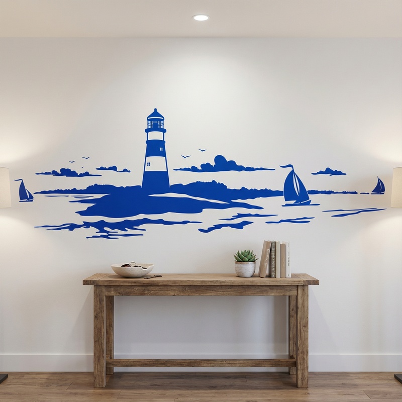 Wall Stickers: Maritime Lighthouse