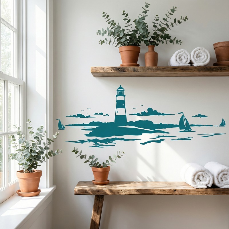 Wall Stickers: Maritime Lighthouse