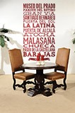 Wall Stickers: Typographic of Streets of Madrid 3