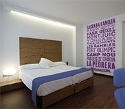 Wall Stickers: Typographic of Streets of Barcelona 6