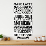 Wall Stickers: Coffee varieties 2