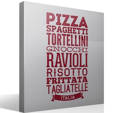 Wall Stickers: Gastronomy of Italy