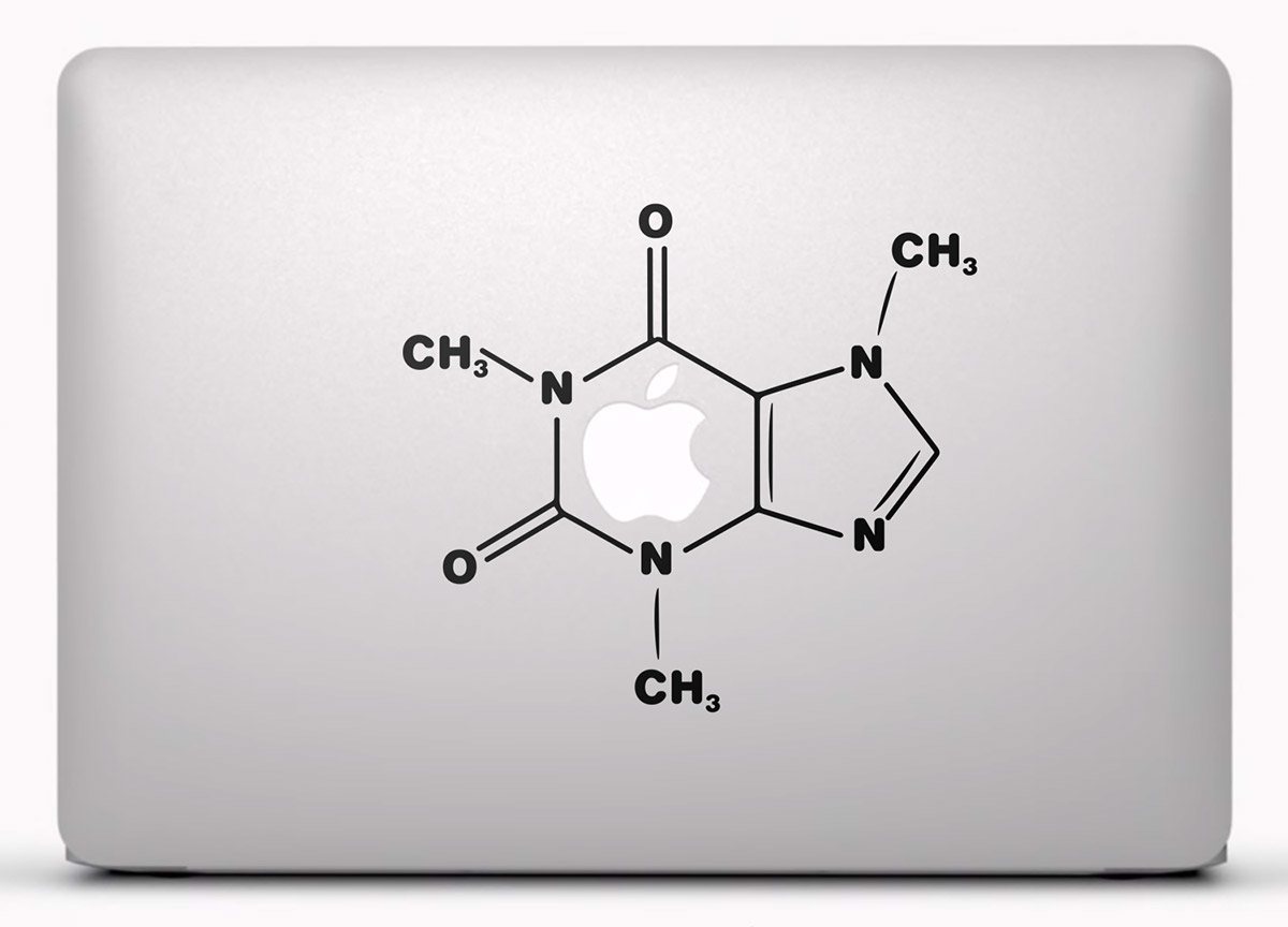 Car & Motorbike Stickers: Caffeine