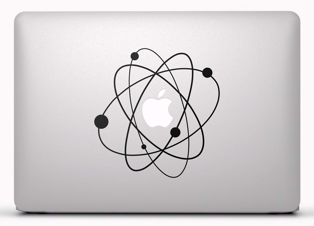 Car & Motorbike Stickers: Atom