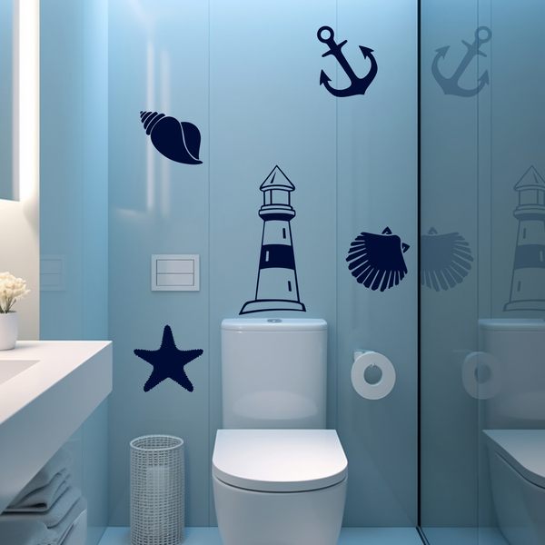 Wall Stickers: Marine symbols