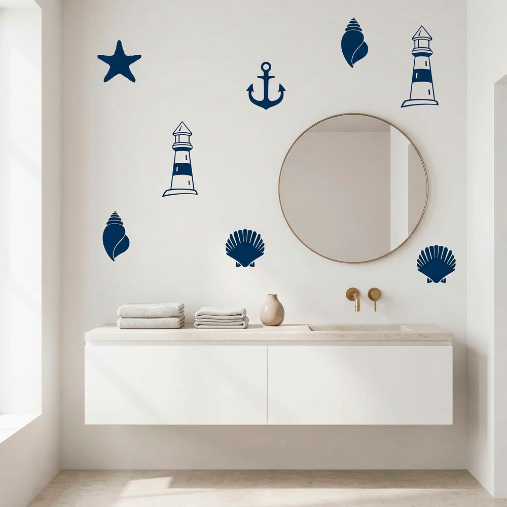 Wall Stickers: Marine symbols