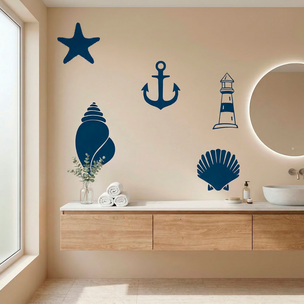 Wall Stickers: Marine symbols