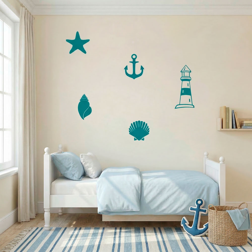 Wall Stickers: Marine symbols