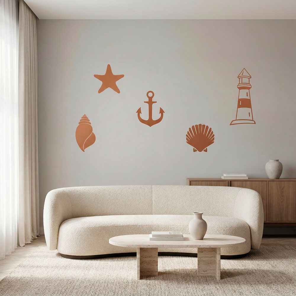 Wall Stickers: Marine symbols