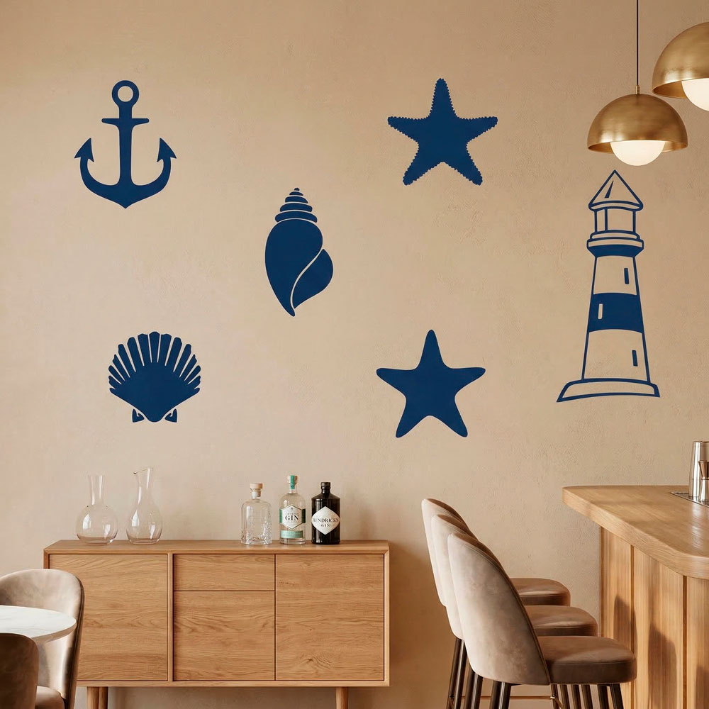Wall Stickers: Marine symbols