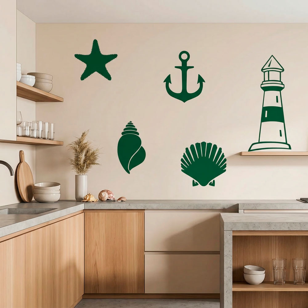 Wall Stickers: Marine symbols