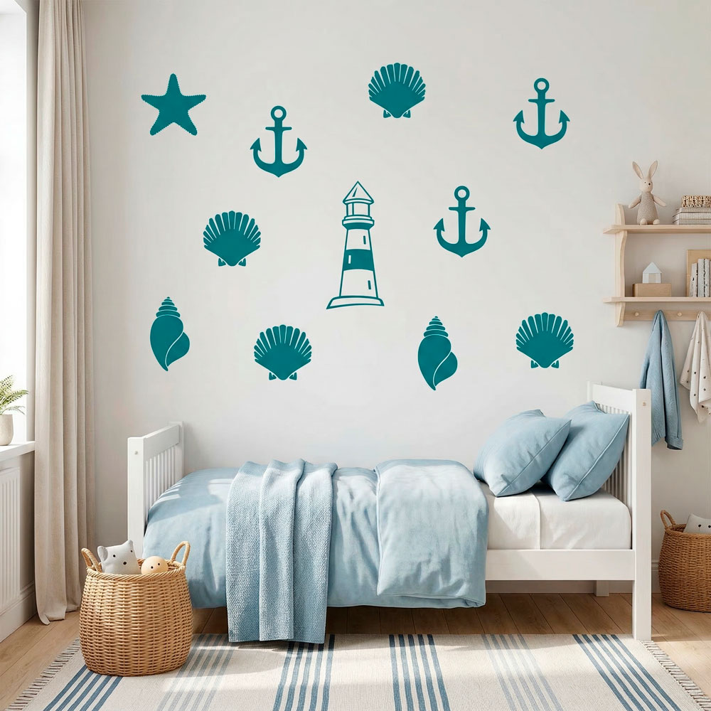 Wall Stickers: Marine symbols