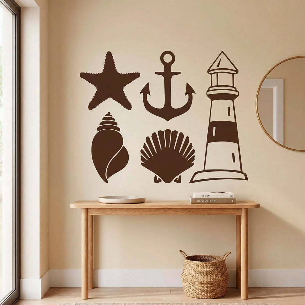 Wall Stickers: Marine symbols