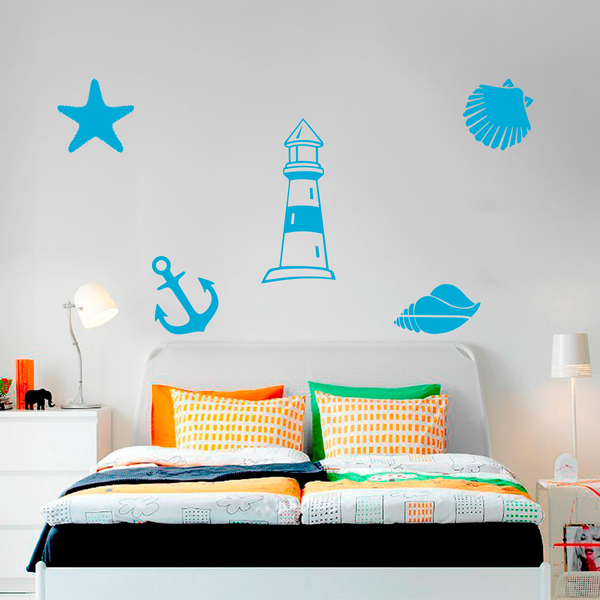 Wall Stickers: Marine symbols