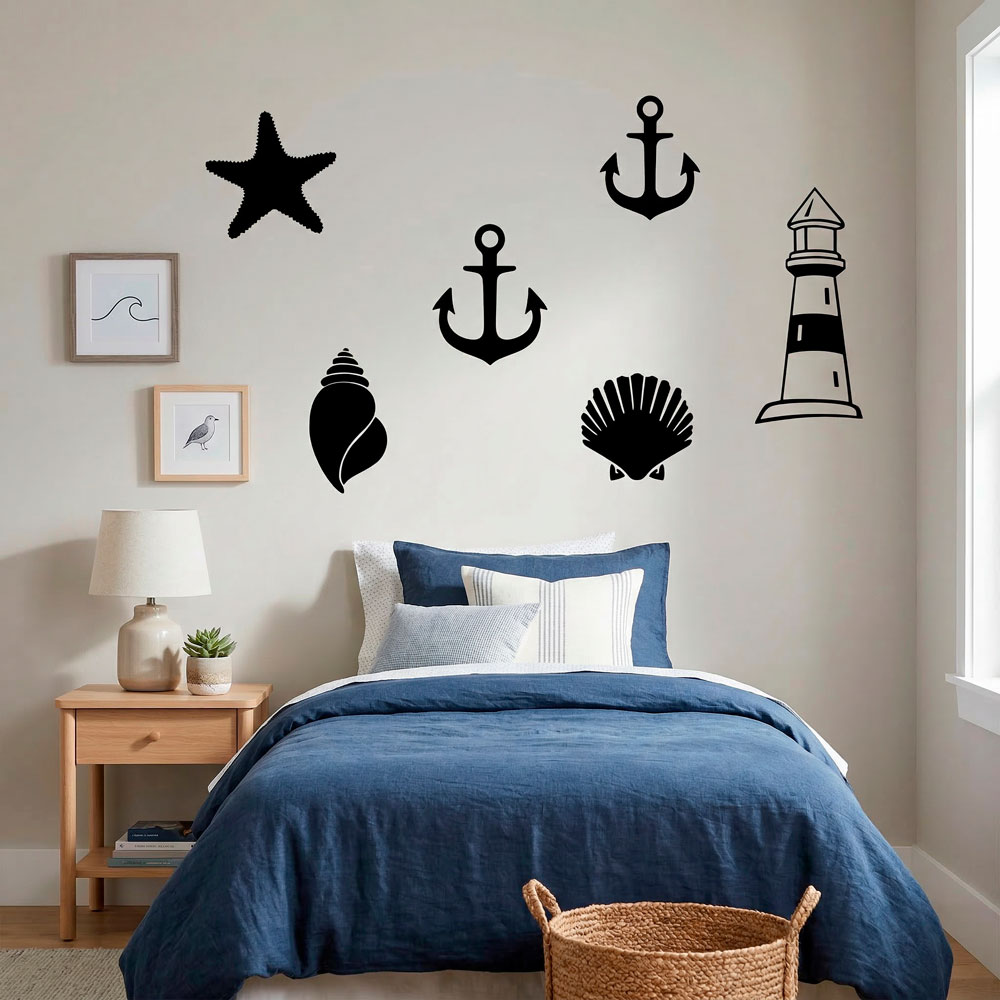 Wall Stickers: Marine symbols