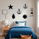 Wall Stickers: Marine symbols 6