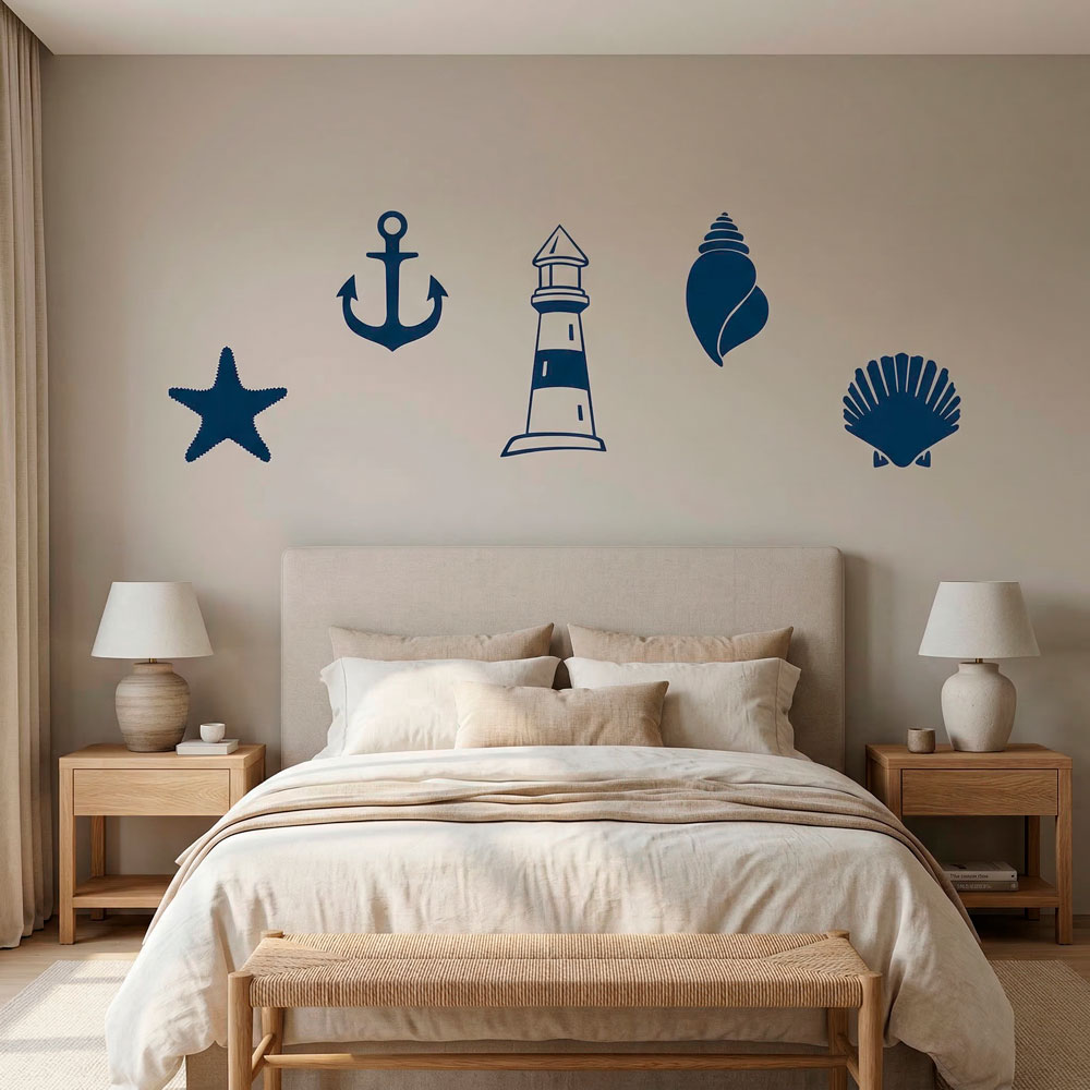 Wall Stickers: Marine symbols