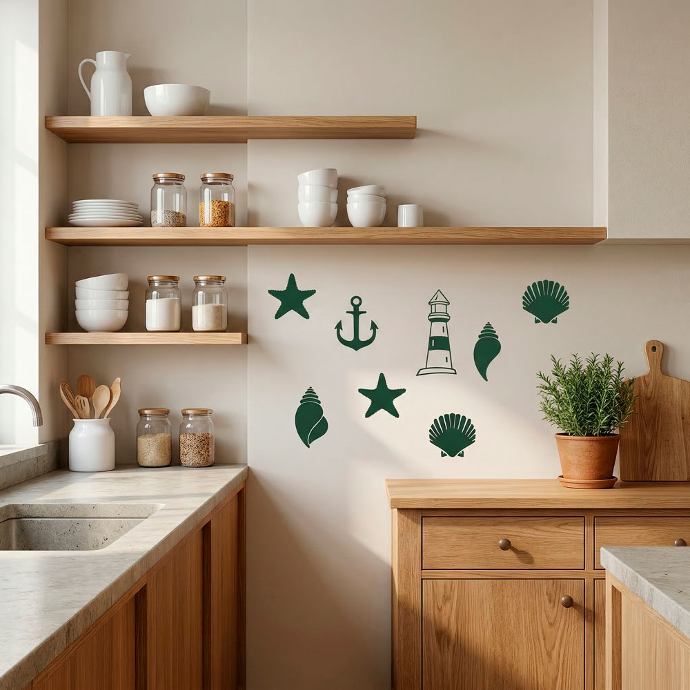 Wall Stickers: Marine symbols