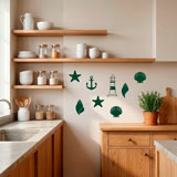 Wall Stickers: Marine symbols 10