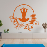 Wall Stickers: Meditation yoga exercise 2