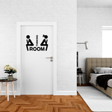 Wall Stickers: WC icons thinking 3