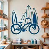 Wall Stickers: Bike and surf 12