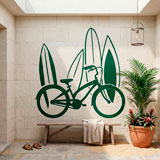 Wall Stickers: Bike and surf 13