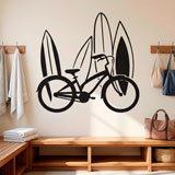 Wall Stickers: Bike and surf 4