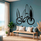 Wall Stickers: Bike and surf 5