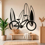 Wall Stickers: Bike and surf 6