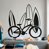 Wall Stickers: Bike and surf 7