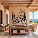 Wall Stickers: Bike and surf 8