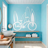 Wall Stickers: Bike and surf 10