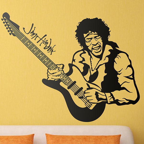 Wall Stickers: Jimi Hendrix in concert