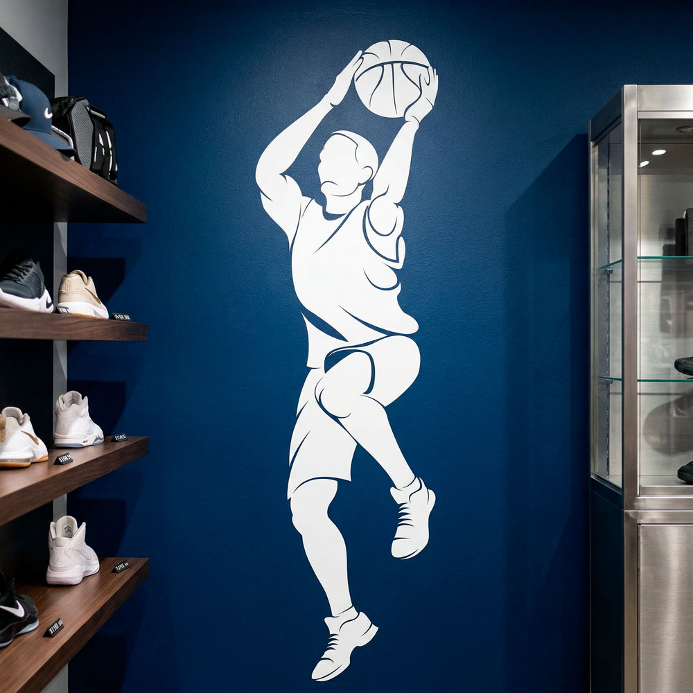 Basketball player shooting 5
