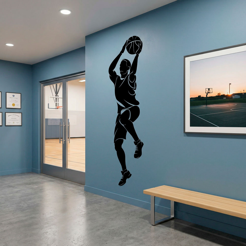 Basketball player shooting 6