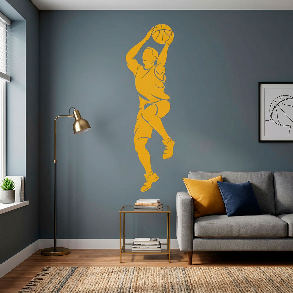 Basketball player shooting 8