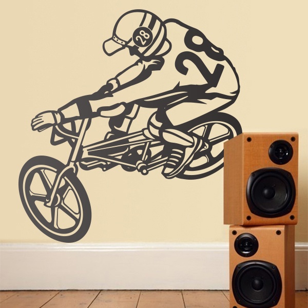 Wall Stickers: Bmx Freestyle