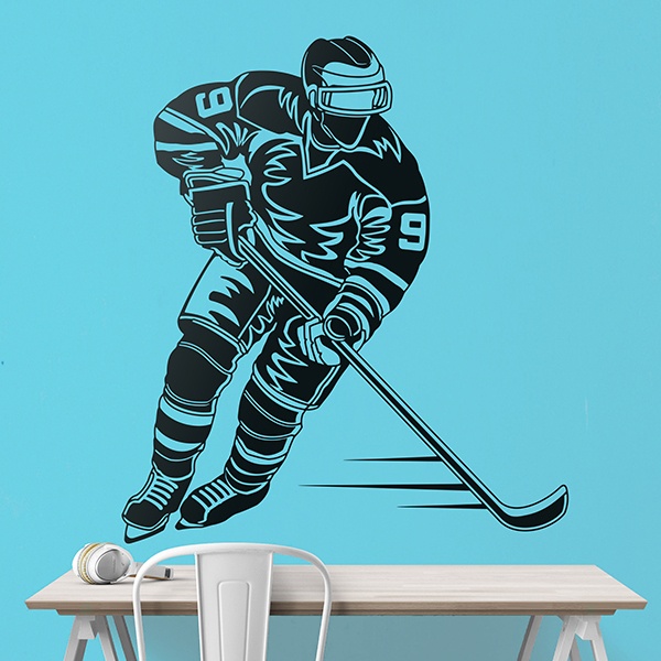 Wall Stickers: Hockey player