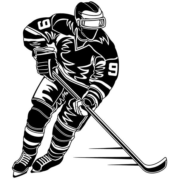 Wall Stickers: Hockey player